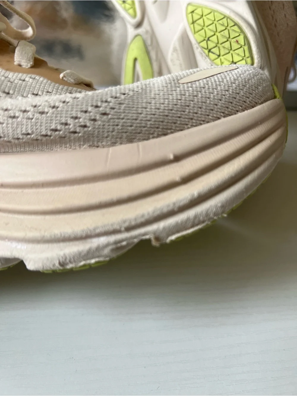 HOKA Bondi 8 Vanilla Running Women’s Comfort Shoes Walking Sneakers Athleisure 7